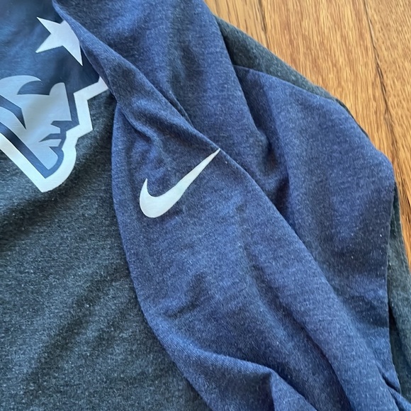 Nike New England Patriots Tee NFL Football 3/4 sleeve Large Team apparel‎ fall - Picture 4 of 7